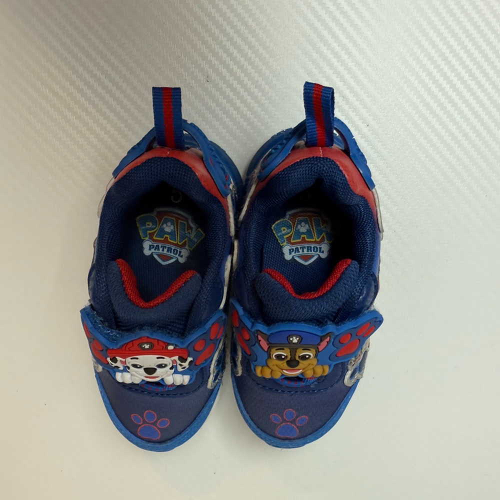 Paw Patrol Kids Blue and Red Sneakers
